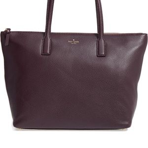 Kate spade Nyssa pebbled leather tote